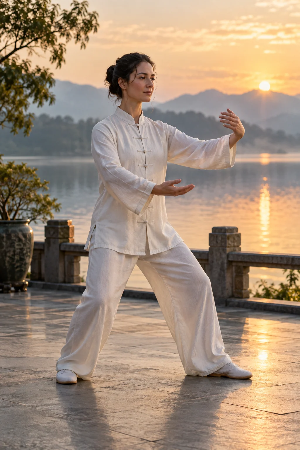 Female Tai Chi visual guide