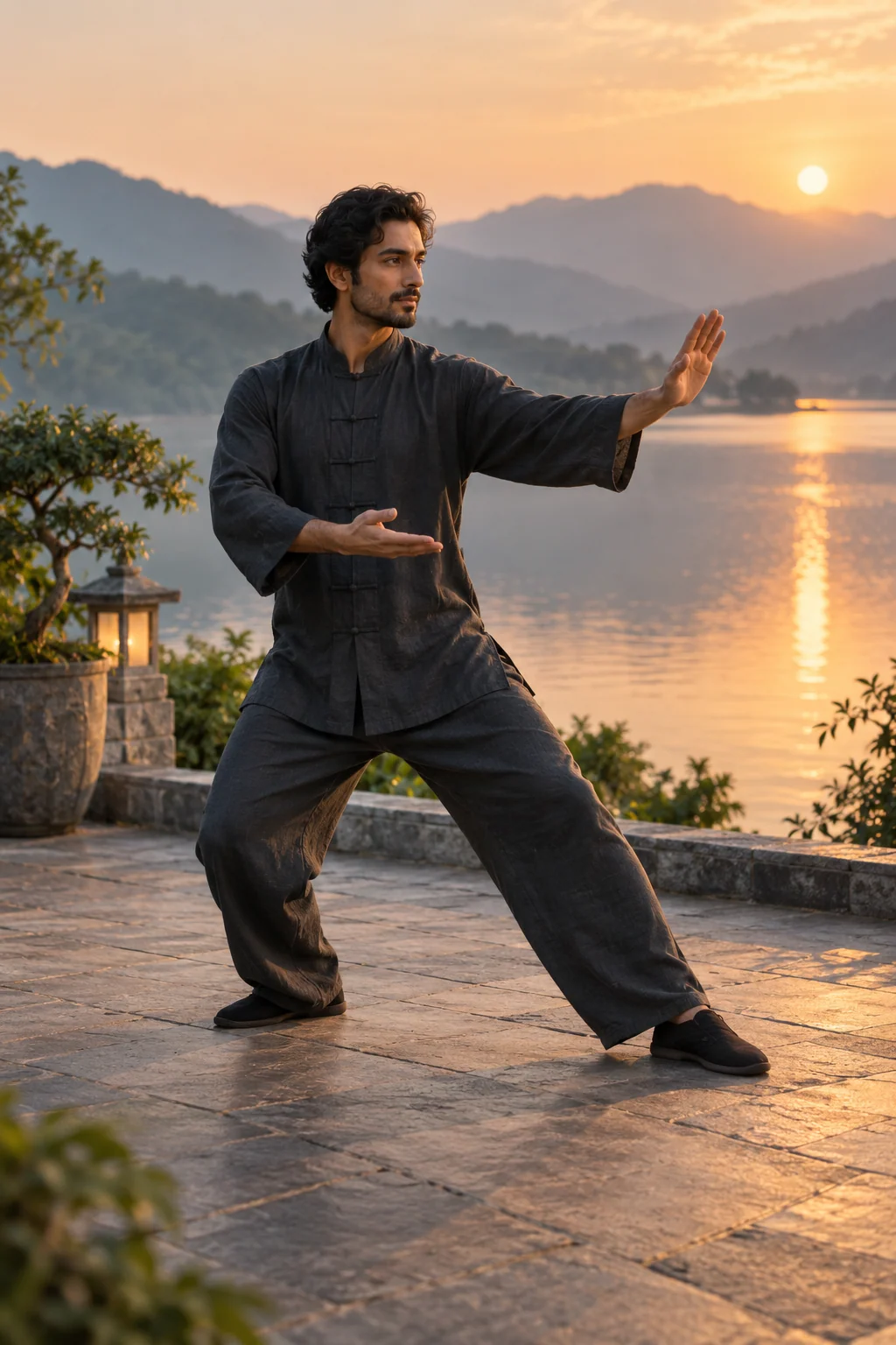 Male Tai Chi visual guide