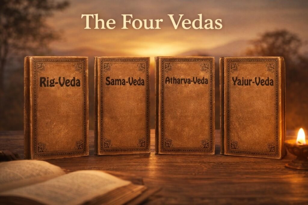 the Four Vedas of Sanatan Dharma—foundation of Ayurvedic wisdom -myhealthlogy.com