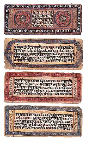 Ancient Bhagavad Gita manuscript—timeless wisdom for psychological resilience - myhealthlogy.com